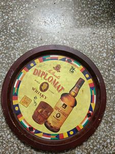 Vintage McDowell's Diplomat Whiskey Tray