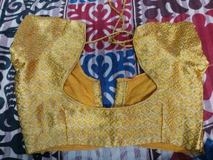 Elegant Yellow Embroidered Blouse