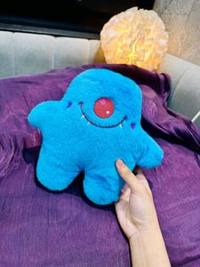 Cute Blue Monster Plush Toy