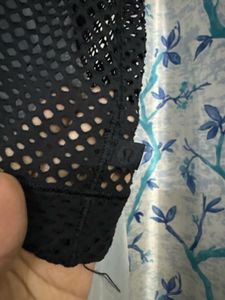 Lululemon Black Mesh Tank Top