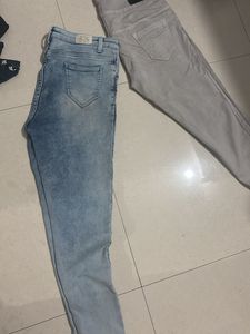 Stylish Washed Denim Jeans