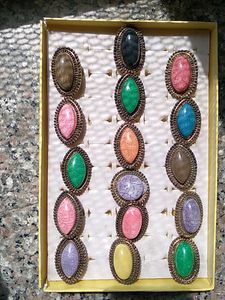 Set of 16 Vintage Rings