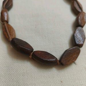 Wooden Bead Necklace choker