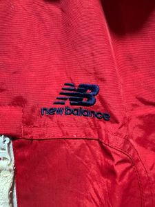 light weight New Balance Red Hooded Jacket