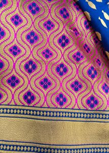 multi colour Banarasi  Silk pattu saree
