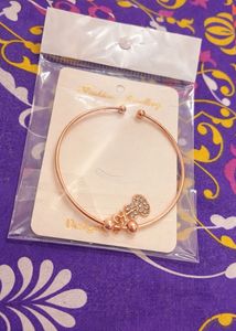 Rose Gold Bracelet with Charm