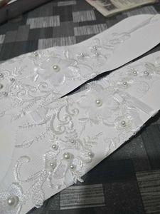 White Lace &amp; Pearl Bridal