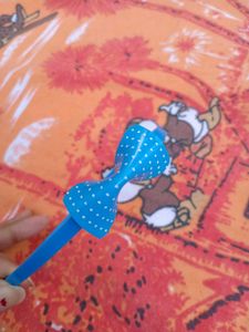 Blue Polka Dot Hairband