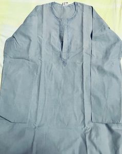 Men's Grey Kurta