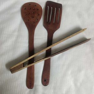 🆕 ✴️Wooden Kitchen Utensil Set
