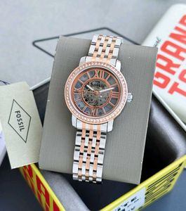 Fossil Silver/Rose Gold Watch