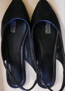 Exquisite snake print leather slingbacks EU 40