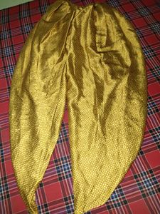 Chic Yellow Dhoti Suit with Floral Jacket