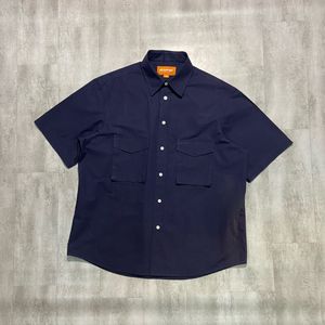 Men's Short Sleeve Navy Shirt