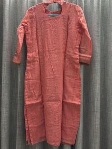 Embroidered Elegant Pink Kurta