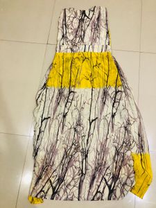 front slit Unique Print Maxi kurti