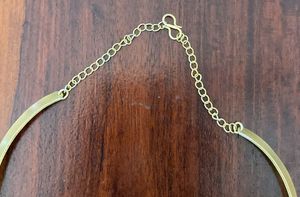 Gold finish Neck Cuff Choker