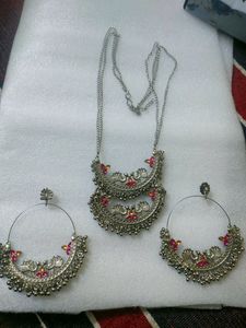 New Oxidised Jwellery set