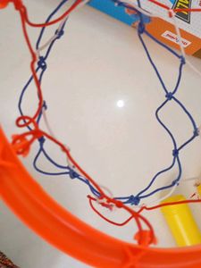 Adjustable Basketball Toy 2 rings broken