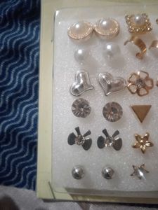 Assorted Stud Earrings Set
