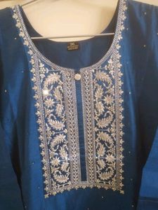 Navy Blue Kurti