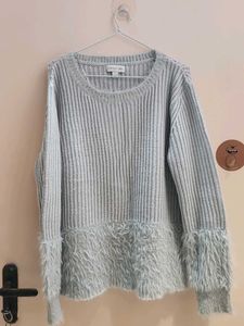 Grey Cover Story Sweater
