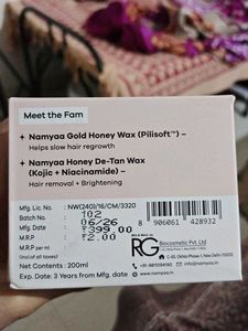 Namyaa Brazilian Bikini Face Wax