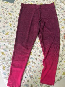 Pink & Purple Athletic Leggings gym sports a