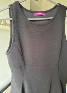Stylish Black Peplum Top