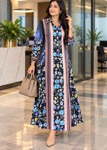 Bohemian Floral Print Maxi Dress
