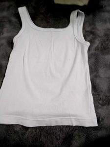 White Cotton camisole- Size S
