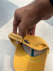 Lacoste Yellow Baseball Cap