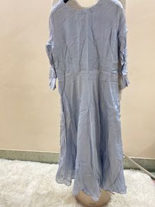 Light Blue Midi Dress