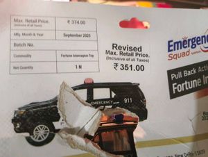 Police Interceptor Fortuner Toy Car