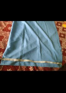 Light Blue blouse Material