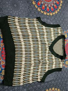 Chic Knit Sleeveless Sweater Vest