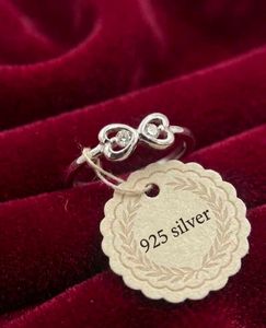 Elegant 925 Silver Heart Ring