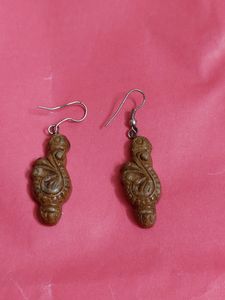 wooden earrings