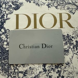 dior black saddle bag (mini)