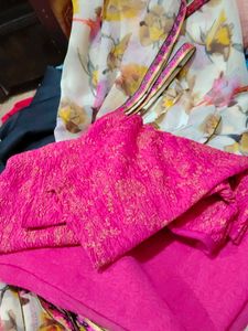 Floral Print saree, blouse included