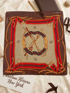 Designer Silk Scarf - Carolina Herrera
