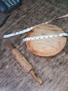 Wooden Rolling Pin & Board Set