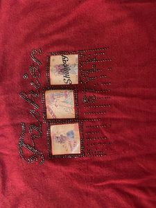 Red Top with Embellishments