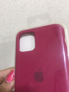 IPhone11Pro Wine Maroon Silicone Phone Cover Case