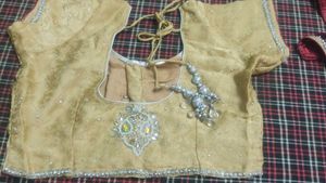 Elegant Gold saree