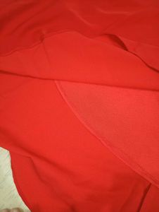Royal Red High-Low Frock❤️✨