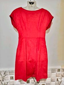 Chic Red Button-Up Mini Dress