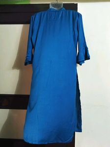 Blue Butterfly Embellished Top