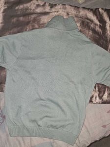 Light Blue Turtleneck Sweater