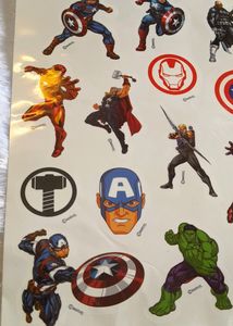Avengers Tattoo Sheets